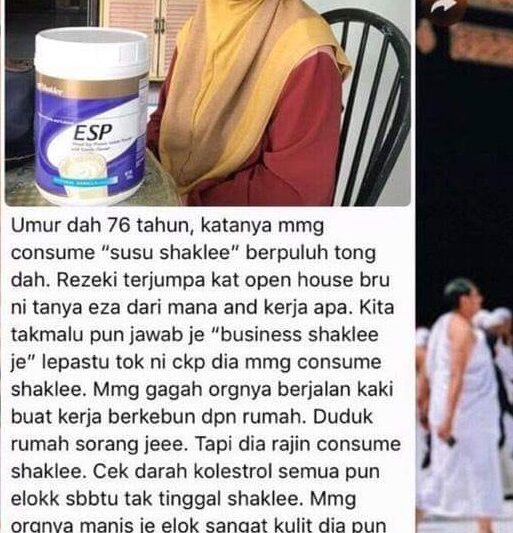 Nenek Shaklee Sentiasa Sihat Buat Business Terus Maju