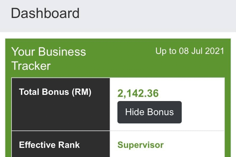 Peluang Jana Income Dengan Shaklee Modal Rendah Income Infinity